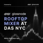 dYdX & Glassnode Rooftop Mixer